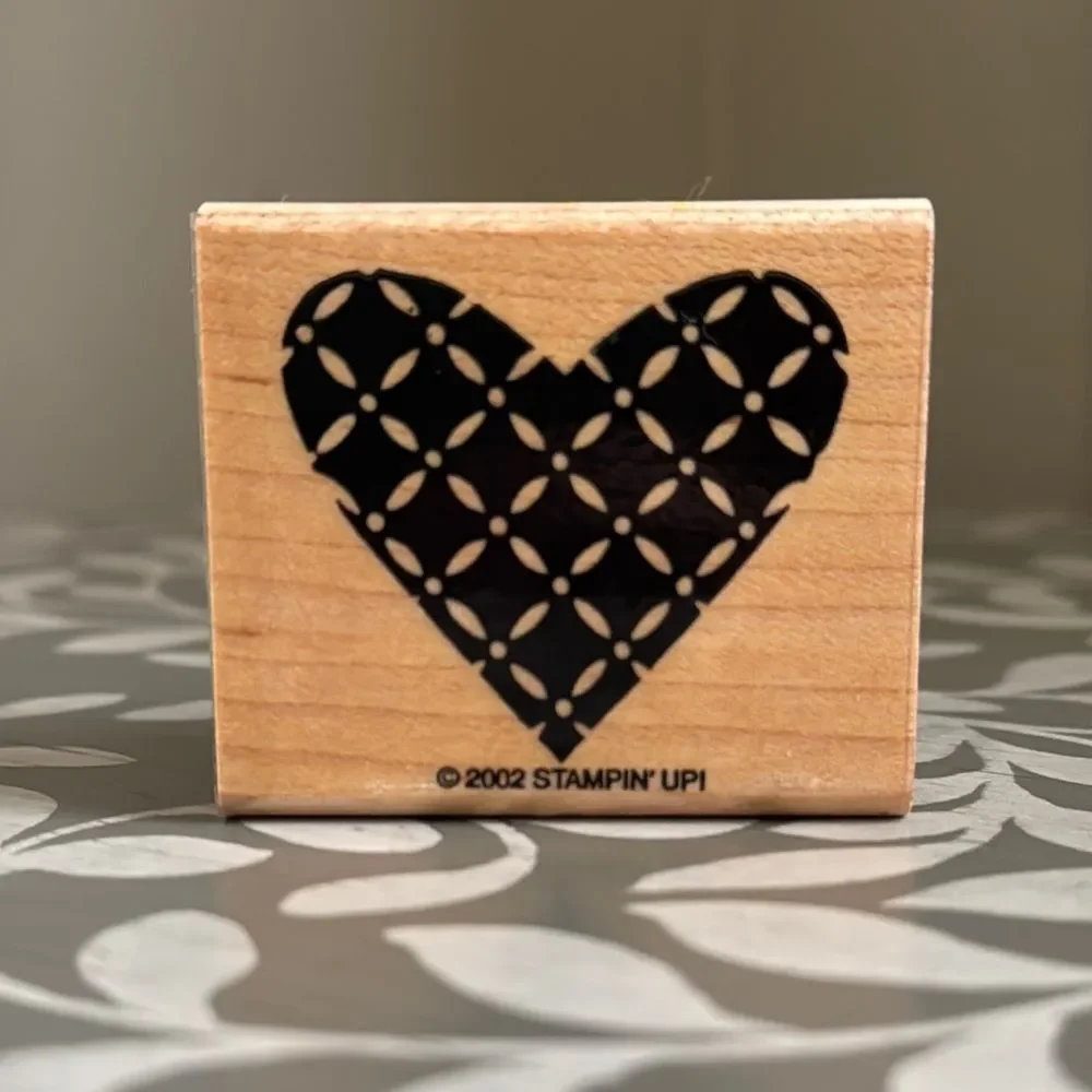 Stampin' Up! Wooden Heart Stamp